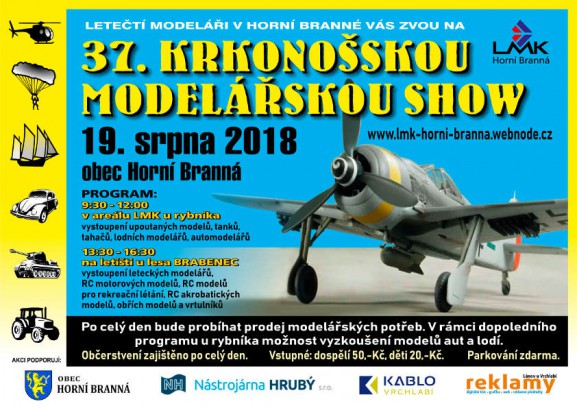 37. KRKONOŠSKÁ MODELÁŘSKÁ SHOW