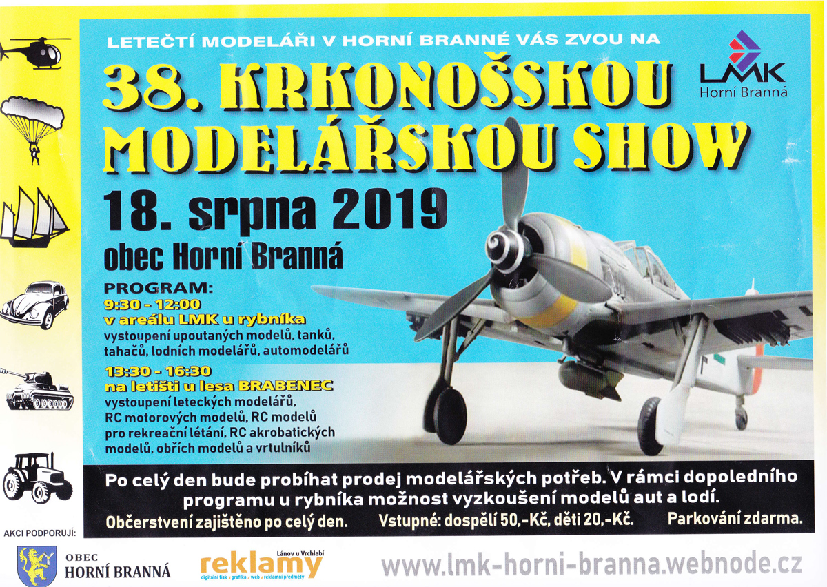 38. KRKONOŠSKÁ MODELÁŘSKÁ SHOW