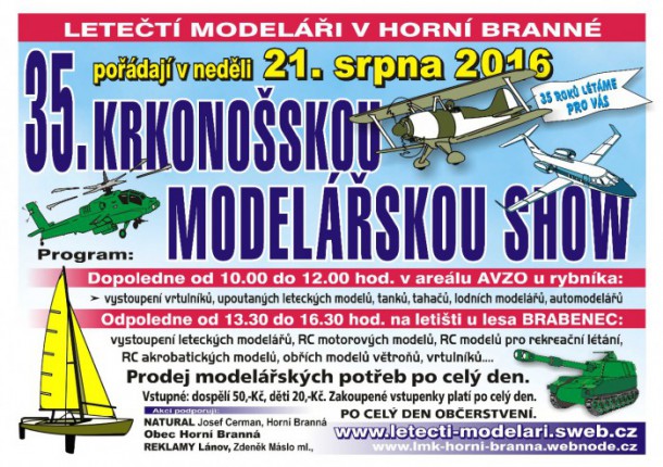 35. KRKONOŠSKÁ MODELÁŘSKÁ SHOW